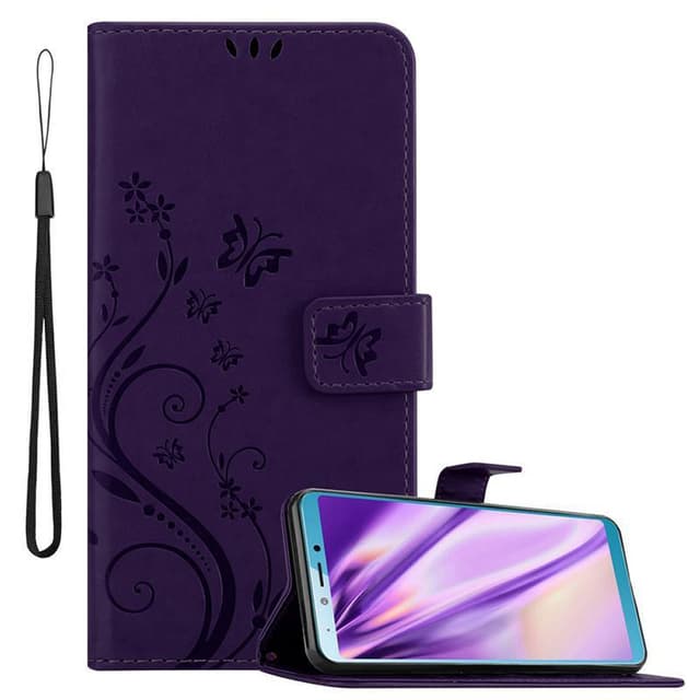 Samsung Galaxy A6s Pungetui Cover Case (Lilla)