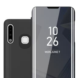 Suojakuori Samsung Galaxy A70e Lompakkokotelo (Musta)