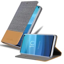Samsung Galaxy S10 5G Plånboksfodral Skal (Grå)
