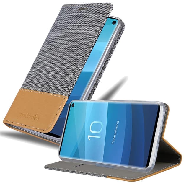 Samsung Galaxy S10 5G Plånboksfodral Skal (Grå)