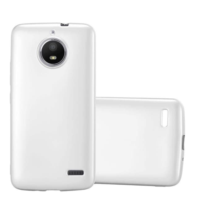 Motorola MOTO E4 Suojakuori Kotelo (Hopea)