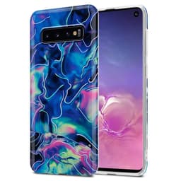 Samsung Galaxy S10 4G lommebokdeksel etui (blå)