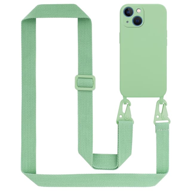 iPhone 13 MINI Etui Cover Kæde (Grøn)