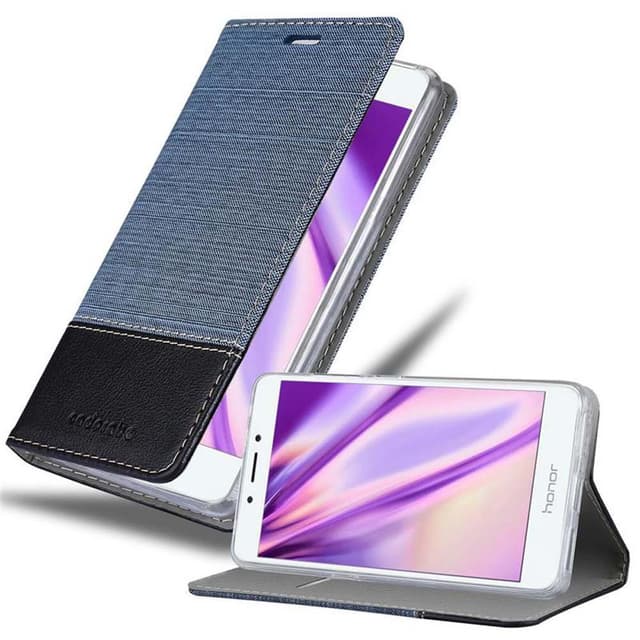Honor 6A Suojakuori Lompakkokotelo (Sininen)