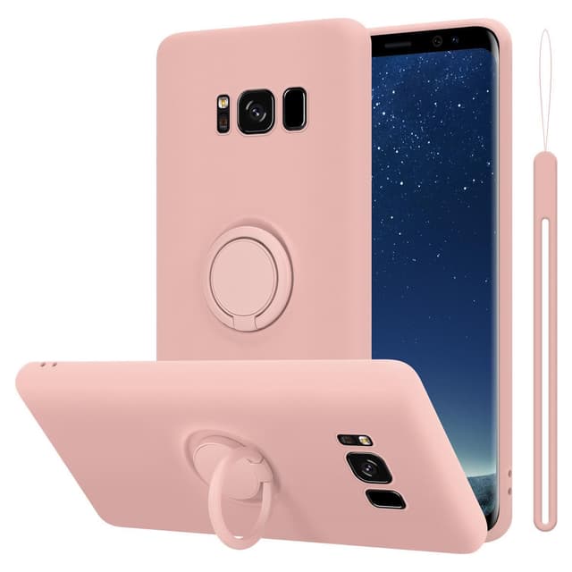Deksel Samsung Galaxy S8 PLUS Ring Case (rosa)
