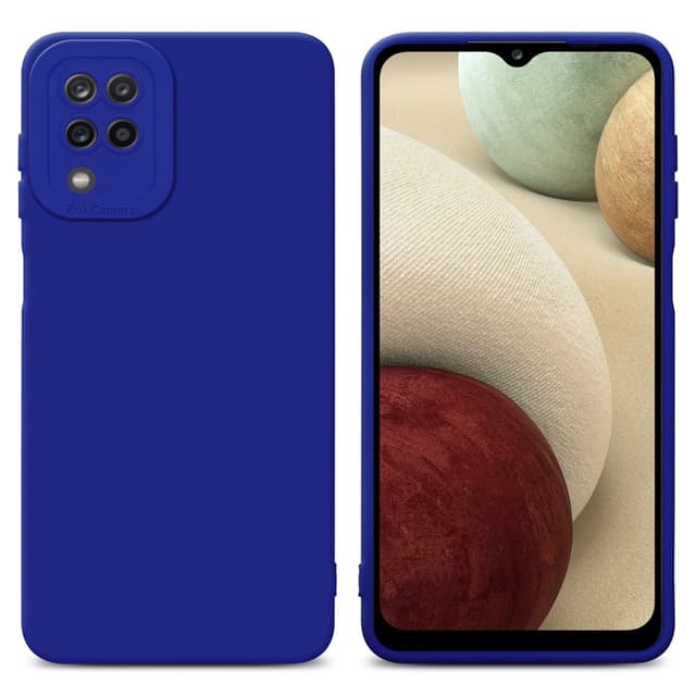 Samsung Galaxy A12 / M12 Suojakuori Kotelo (Sininen)