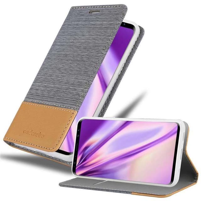 Samsung Galaxy S9 Pungetui Cover Case (Grå)