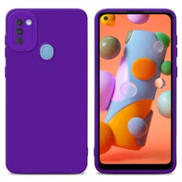 Samsung Galaxy A11 / M11 Skal Fodral Case (Lila)