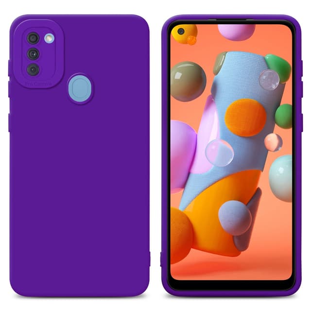 Samsung Galaxy A11 / M11 Skal Fodral Case (Lila)