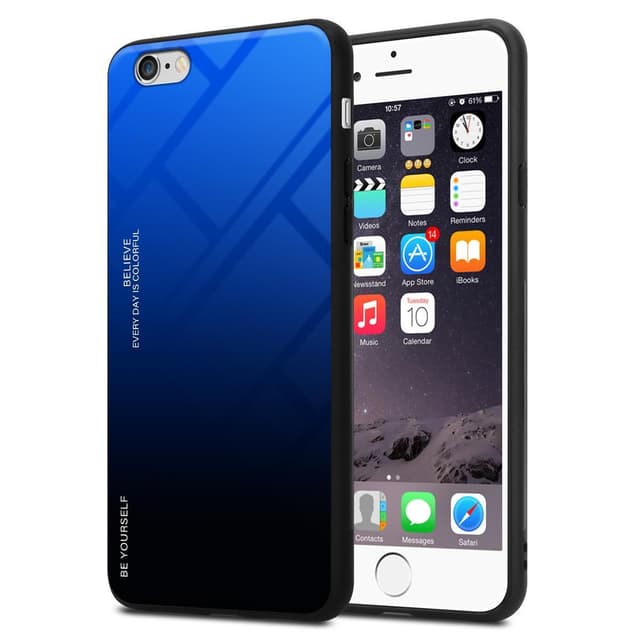 Suojakuori iPhone 6 / 6S Kotelo (Musta)