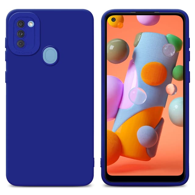 Samsung Galaxy A11 / M11 Skal Fodral Case (Blå)