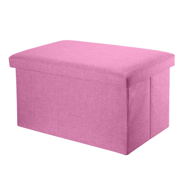 Klapbænk 78x38x38 cm Taburet Skammel (pink)