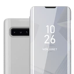 Samsung Galaxy S10 PLUS Plånboksfodral Skal (Silver)