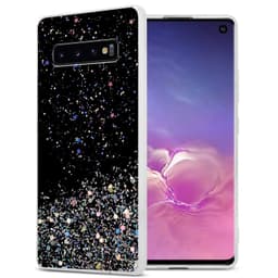 Samsung Galaxy S10 4G Suojakuori Suojakotelo (Musta)