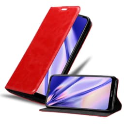 Nokia 2.4 lommebokdeksel deksel (rød)