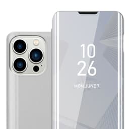 iPhone 14 PRO MAX lommebokdeksel etui (sølv)