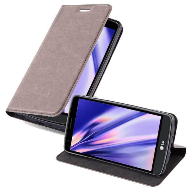 LG G3 STYLUS Suojakuori Lompakkokotelo (Ruskea)