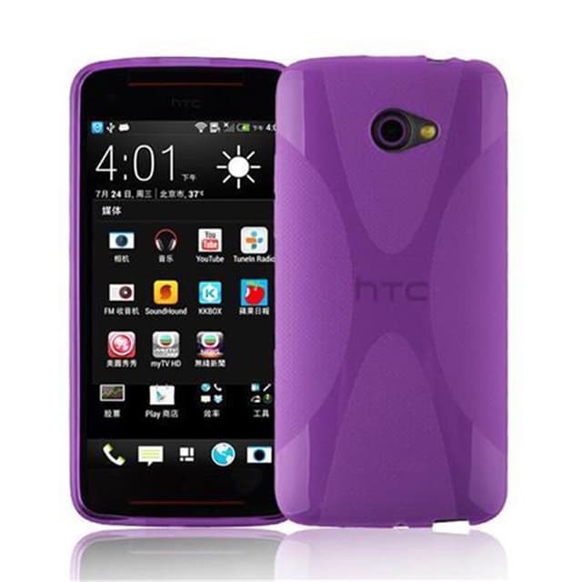 HTC BUTTERFLY S Etui Case Cover (Lilla)