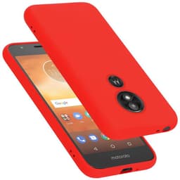 Motorola MOTO E5 PLAY GO Skal Fodral Case (Röd)