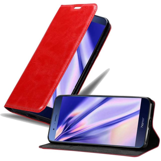 Honor V9 Skal Fodral Case (Röd)