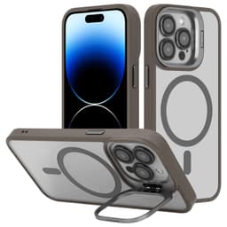 iPhone 15 PRO MAX Cover Etui kompatibel MagSafe (Grå)