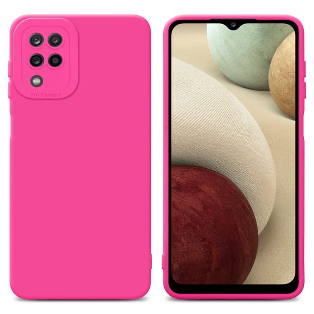 Samsung Galaxy A12 / M12 Cover Etui Case (Lyserød)