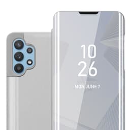 Suojakuori Samsung Galaxy A32 5G Lompakkokotelo (Hopea)