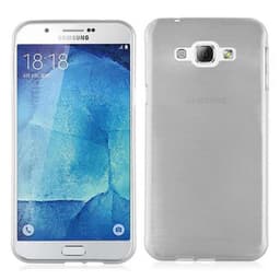 Samsung Galaxy A8 2015 Suojakuori Suojakotelo (Hopea)