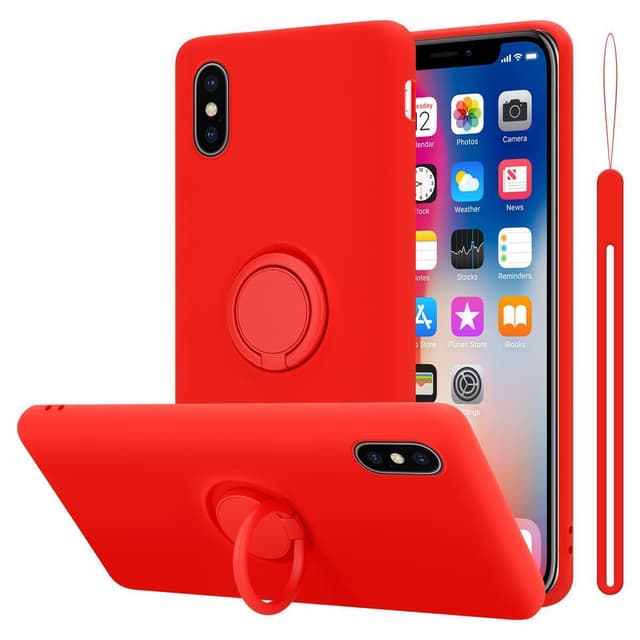 iPhone X / XS Suojakuori Case Kotelo (Punainen)