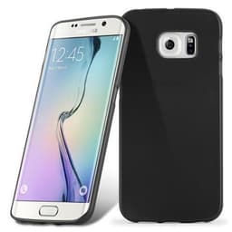 Samsung Galaxy S6 EDGE Suojakuori Suojakotelo (Musta)