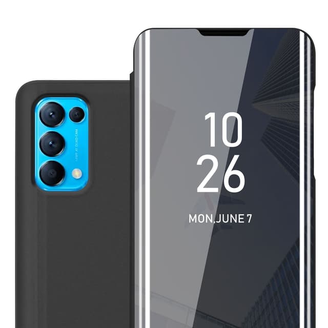 Oppo FIND X3 LITE lommebokdeksel etui (Svart)