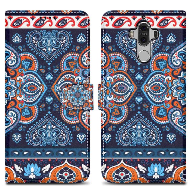 Huawei MATE 9 lommebokdeksel etui (blå)