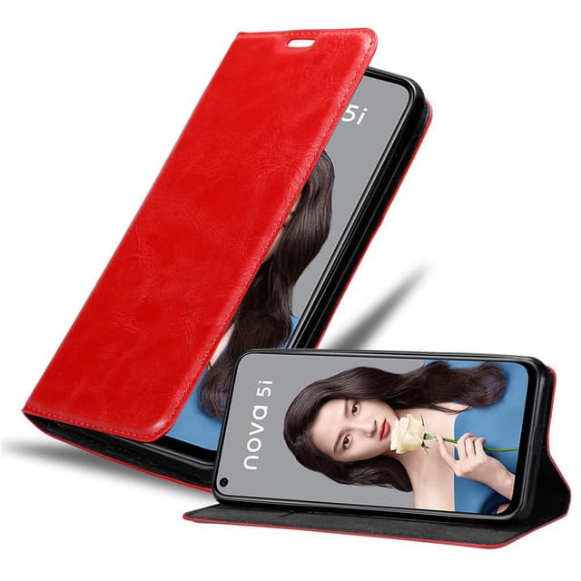 Huawei NOVA 5i / P20 LITE 2019 Cover Etui Case (Rød)