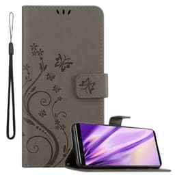 Sony Xperia 5 Plånboksfodral Skal (Grå)