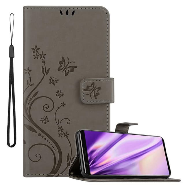 Sony Xperia 5 Plånboksfodral Skal (Grå)