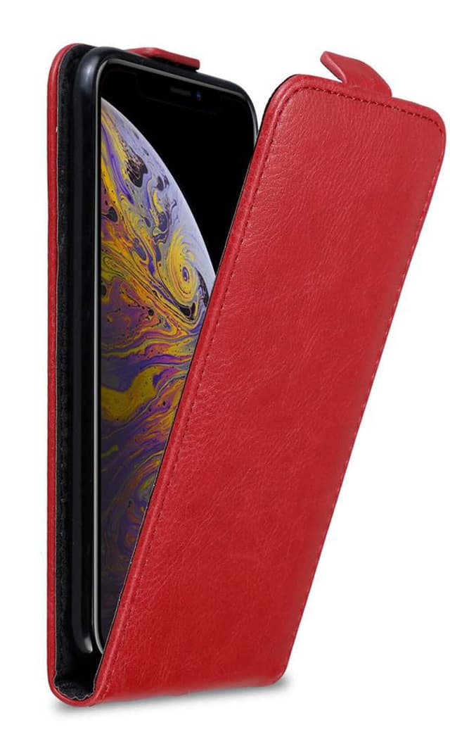 iPhone XS MAX Flipfodral Skal (Röd)