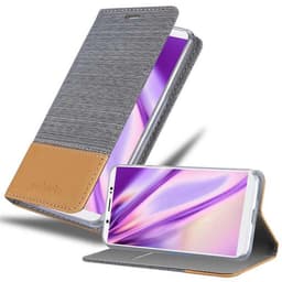 Vivo V7 PLUS Suojakuori Lompakkokotelo (harmaa)