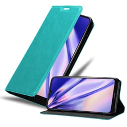 Nokia G50 5G Suojakuori Lompakkokotelo (Turkoosi)