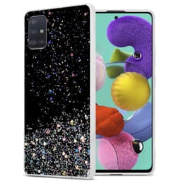 Samsung Galaxy A51 4G / M40s Suojakuori Kotelo (Musta)