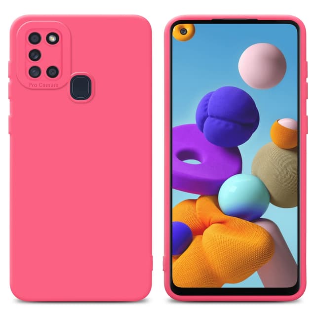 Samsung Galaxy A21s Suojakuori Kotelo (Punainen)