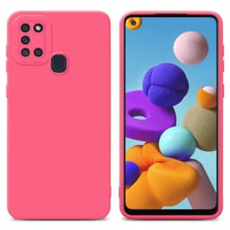 Samsung Galaxy A21s Suojakuori Suojakotelo (Punainen)