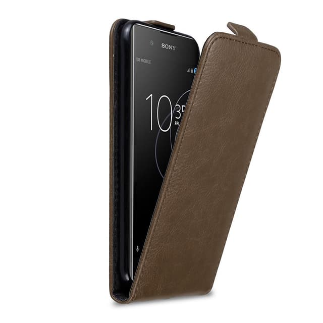 Sony Xperia XA1 PLUS Flipfodral Skal (Brun)