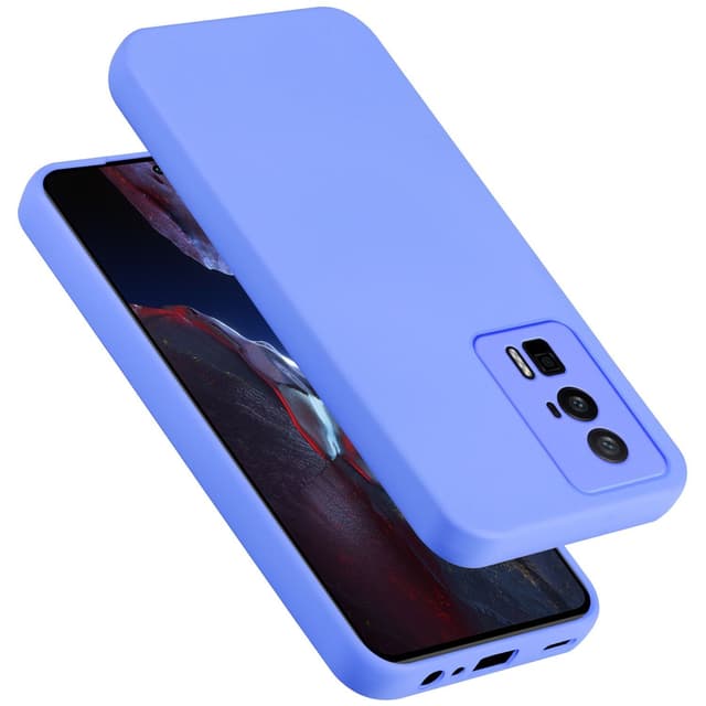 Xiaomi Poco F5 Pro silikondeksel case (lilla)
