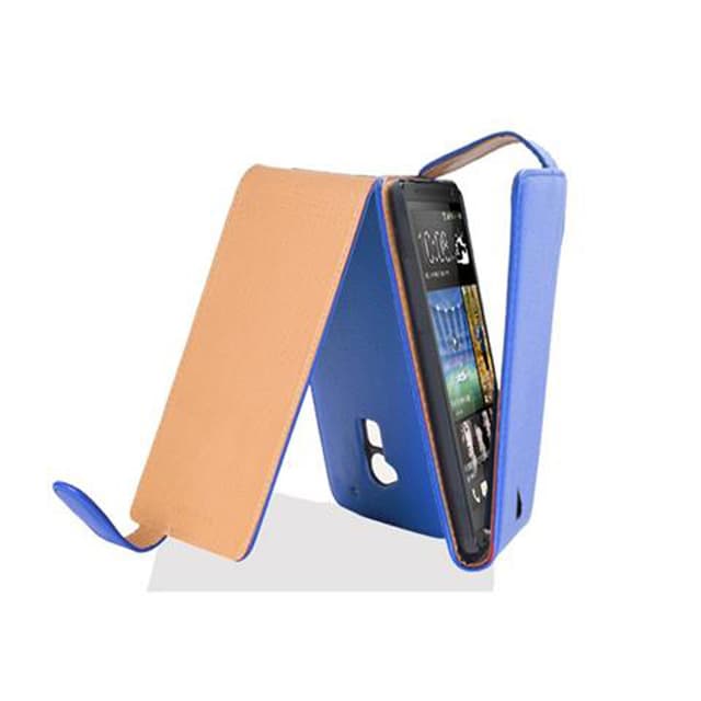 HTC ONE MAX T6 Pungetui Flip Cover (Blå)