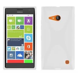 Nokia Lumia 730 Suojakuori Suojakotelo (Läpinäkyvä)