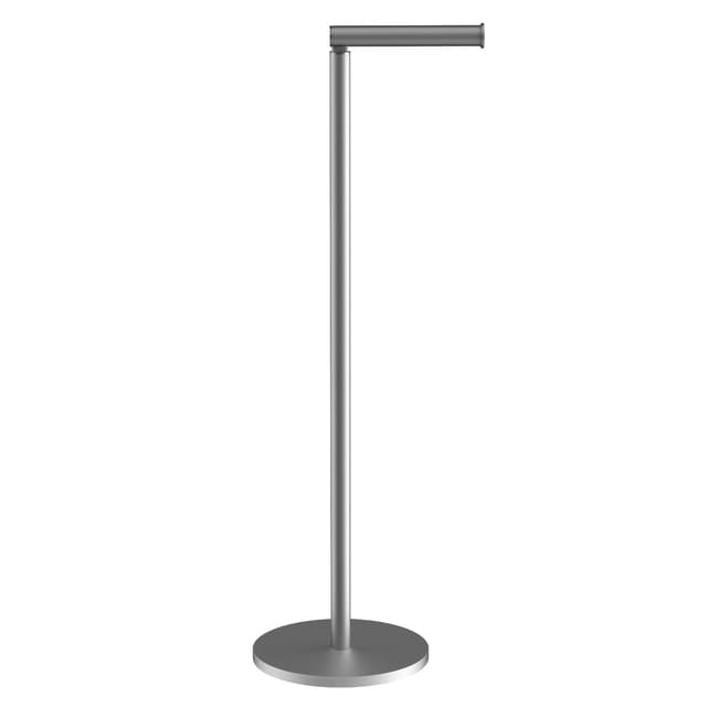 Toalettpapirholder frittstående rustfritt stål 55 cm