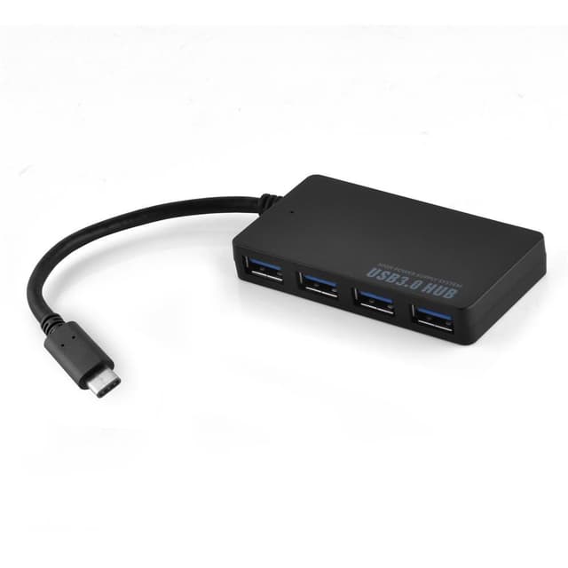 4-Port USB 3.0 USB-hub med flere grensesnitt Plug &