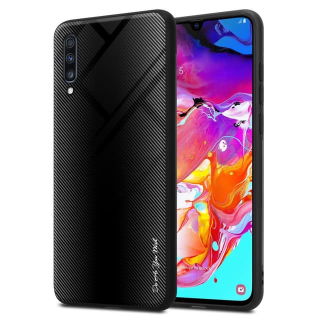 Samsung Galaxy A70 / A70s Suojakuori Kotelo (Musta)