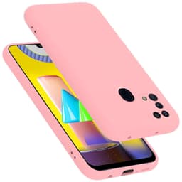 Samsung Galaxy M31 Suojakuori Kotelo (Vaaleanpunainen)