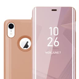Suojakuori iPhone XR Lompakkokotelo (Vaaleanpunainen)
